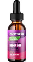 Hemp Oil - (1000 MG) - New Mixed Berry Flavor - Natural Pain Relief & Anxiety - Hempfine - Proudly Grown & Made in USA