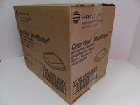 Pactiv Clearview MealMaster Small Rectangle Container Dome Lids, Clear, 232 Case