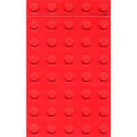 Bump Dots-Small-Orange Fluores-Round-Flat Top-40pk