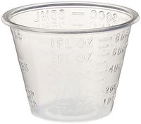Medicine Cups Disposable 1oz Graduated - 1 PK/100 FamilyValue 6Pack (600Total)