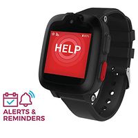 Freedom Guardian Mobile Watch Senior Medical Alert System by Medical Guardian™ - GPS Location Bracelet, Senior Alert, 24/7 Alert Button for Seniors, Nationwide AT&T Cellular (1 Month Free) (Black)