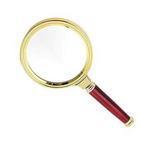 ElectroOptix 8X Handheld Portable Magnifying Glass HD Lens for Book Reading, Jewelry Identification, Watches, DIY Crafts Carving and Repair，90mm Loupe