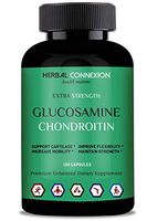 Glucosamine Joint Support with Chondroitin Sulfate Ashwagandha - Supplement with Hyaluronic Acid for Extra Strength Relief - Natural Health & Mobility Support for Pain, Aches & Soreness - 120 Capsule