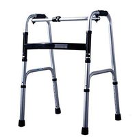 2-Wheel Walker, Elderly Walker Four-Legged Multi-Function Lightweight Folding Walker for Home Sanatoriums and Hospitals,A