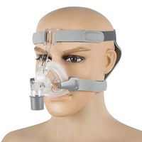 Nasal_Mask for Sleep with Headgear Adjustable Silicone Gel Cushion L Size