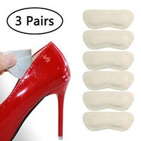 Leather High Heel Pads for Shoes Too Big, Heel Grips Pads Liners Shoe Pads for Loose Shoes, High Heel Inserts for Women Anti Slip, High Heel Insoles