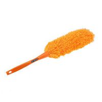 KaiDee Microfiber Cleaning Duster, Soft Microfiber Duster Brush Dust Cleaner, Can Not Lose Hair Static Anti Dusting Brush Home Air-condition Car Furniture Cleaning (Orange)