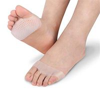 Onecrystal Silicone Metatarsal Pads Gel Forefoot Pad Ball of Foot Cushion High Heel Shock Absorption Anti Slip - 3 Pairs