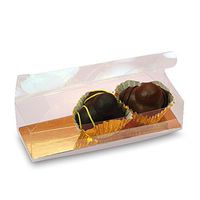 Clear Candy Boxes 4 3/8" X 1 7/16" X 1 | Quantity: 50