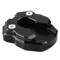 Frames & Fittings Motorcycle Kickstand Extension Stand Enlarger Pad Support Plate for Yamaha Xmax CNC Aluminum Extension Pad Stand Side Foot - (US, Color: Black)