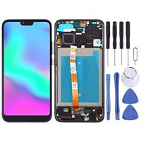 JUNXI Phone case Phone Cover LCD Screen and Digitizer Full Assembly with Frame for Huawei Honor 10 (Black) (Color : Blue)