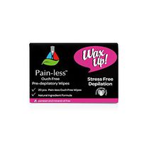 Wax Up Pre Preparation Wipe Pain Less, 20 Count