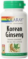 Solaray Korean Ginseng Root Capsules, 550 mg, 100 Count