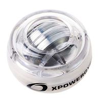 ROCK-FEATHER Wrist Trainer Ball Exerciser Hand Spinner Gyroscopic Ball Metal Type Gyro Ball with LED Light Gyroscope Forearm Exerciser