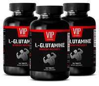 Immune Formula - Pure L-GLUTAMINE - Workout Recovery - Immune Support - Strength Boost - glutamine Recovery - 3 Bottles (300 Tablets)