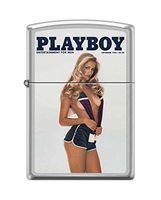 Zippo Lighter: Playboy Cover September 1982 - Satin Chrome