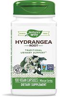 Nature's Way Hydrangea Root, 370 Milligrams, 100 Vegetarian Capsules. Pack of 4