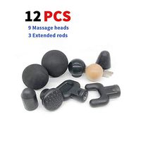 Jigsaw Massage Adapter and Bits, 2019 New Upgraded DeepTissue Massager Percussion Massage Balls (12+3)