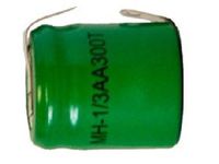 1/3 AA NiMH Battery with Tabs (300 mAh)