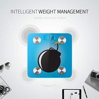 Cartoon Crazy Bomb Scientific Scale Bluetooth Weight Scale Digital Body Scale Tracks 8 Key Compositions Analyzer Sync with Fitness Apps 400 Lbs