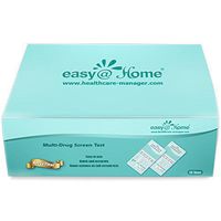 100 Pack Easy@Home 5 Panel Instant Drug Test Kits - Testing Marijuana (THC), COC, OPI 2000, BZO, MET/mAMP - Urine Dip Drug Testing - #EDOAP-654