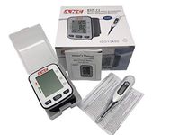 ANC Fully Automatic Wrist Blood Pressure Cuff Monitor ● Bonus Digital Thermometer Included