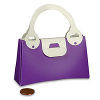 Purple Purse Gift Bags 4" X 1 1/4" X 2-3/8 | Quantity: 12