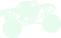 hBARSCI Monster Truck Vinyl Decal - 5 Inches - for Cars, Trucks, Windows, Laptops, Tablets, Outdoor-Grade 6mil Thick Vinyl - Glow in The Dark
