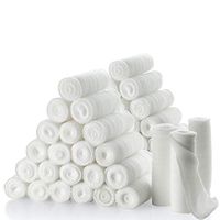 Gauze Bandage Rolls - Pack of 48, 4” x 4.1 Yards Per Roll of Medical Grade Gauze Bandage and Stretch Bandage Wrapping for Dressing All Types of Wounds and First Aid Kit by MEDca