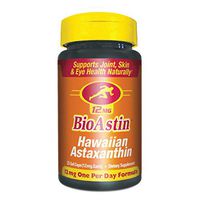 BioAstin Hawaiian Astaxanthin 12mg, 25 Count - Hawaiian Grown Premium Antioxidant - Supports Recovery from Exercise + Joint, Skin, Eye Health Naturally