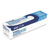 Boardwalk 7120 Heavy-Duty Aluminum Foil Roll, 12-Inch X 500ft, 20 Micron Thickness, Silver