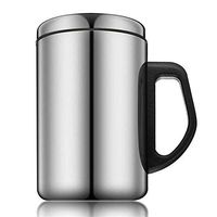 ZHENQ Stainless Steel Vacuum Flask Mug Kettle Portable Vacuum Bottle Coffee Glass Thermos Stainless Steel and Vacuum Technology, Clean and hygienic (Color : A)