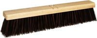 Magnolia Brush 5618-A Mixture A-Line Floor Brush, Plastic Bristles, 3" Trim, 18" Length, Dark Red/Black (Case of 12)