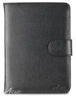Acase Leather Case for Kindle Paperwhite and Kindle Touch (Black)