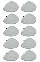Skyoo 10 Pack Steam Mop Pads for H2O, H20, Washable Microfiber Steamboy Floor Cleaner