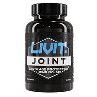 Glucosamine, Chondroitin, MSM, LIVIT Joint, Joint Support Supplement for Relief, Cartilage Protection, Organic Hemp Extract, 60 Capsules, 30 Servings