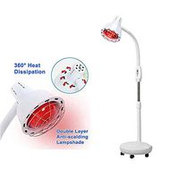 LXT PANDA Red Light Therapy Lamp with a 275W Bulb Included, Adjustable Heat with Stand and Flexible Arm, Use for Massage Skin Care Muscle Body Therapy Pain Relief.