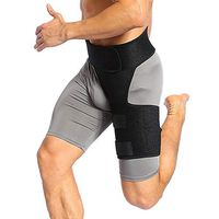Biuzi Thigh Supports, Compression Brace for Hip, Thigh Support Groin Brace Sciatica Relief Wrap with Adjustable Strap