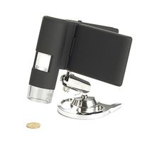 Levenhuk DTX 500 Mobi Portable Digital USB Microscope (20-500x) with LCD Display for Observations of Any Surfaces, Both at Home and Outside