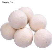 6 Pack Organic Dryer Balls Laundry 6cm 7cm 8cm Diameter Eco Friendly Reusable