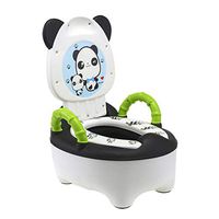 Aland Toddler Drawer-Type Water Closet Foldable Plastic Bathroom Potty Trainer Toilet Black Soft Mat