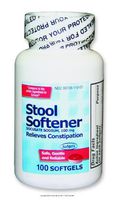 Stool Softener, Stool Softner Softgel 100Mg, (1 CASE, 2400 EACH)