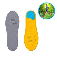 Isparks Sport Inserts Gel High Arch Support Shock Absorption & Cushioning Insoles for Plantar Fasciitis,Orthotic,Flat Feet Men & Women (Women & Men Size 5-9)