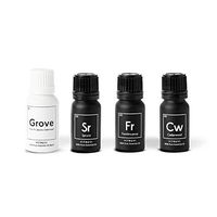 Vitruvi Woodsy Essential Oil Bundle, Grove, Spruce, Frankincense, Cedarwood, 4X 10ml Bottles, 4 Count