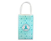 Teal Ribbon Gift Bag -