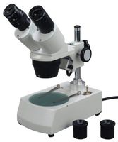 OMAX 20X-40X-80X Binocular Stereo Microscope with Dual Lights System