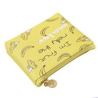 Meolin Zero Purse Girl zipper zero wallet coins key bags,Yellow banana,As description