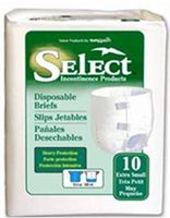 Select Heavy Absorbent Brief Disposable Large 45" to 58" CS/72