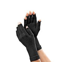 BENEFAB - Far-Infrared Therapy Gloves - Lightweight Bioceramic Polyester Fingerless Gloves for Men & Women - For Pain Relief, Inflammation, Circulation, Joint Stiffness, Muscle Recovery - (Medium)