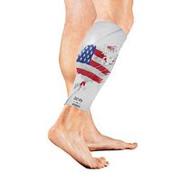 Stretch Sport Calf Sleeve Abstract Independence Day Wallpaper Protective Guard for Men Women - Best Footless Compression Socks for Shin Splints, Running,Basketball Football (1 Pair)